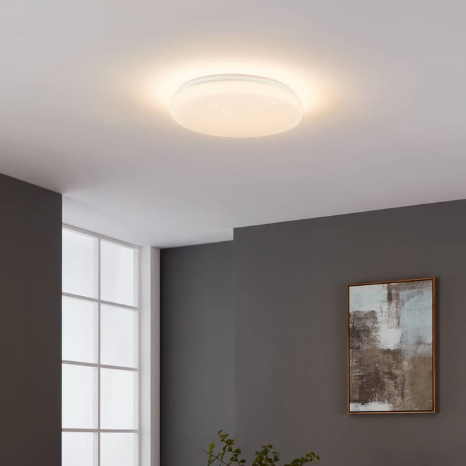 EGLO Sandbach Plafondlamp - E27 - Ø 42 cm - Zwart|Goud - Staal - Japandi