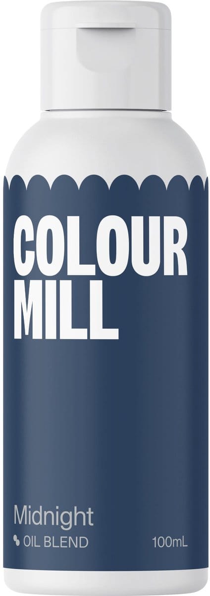 Colour Mill Oil Blend Voedingskleurstof op Oliebasis - Midnight - 100 ml