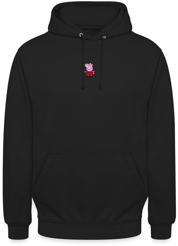Peppa Pig Borduurwerk Hoodie Unisex