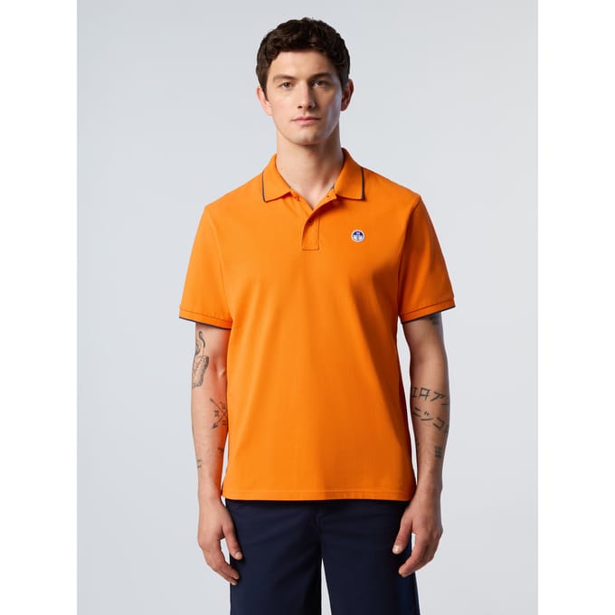 North Sails Polo overhemd Met contrasterende boorden