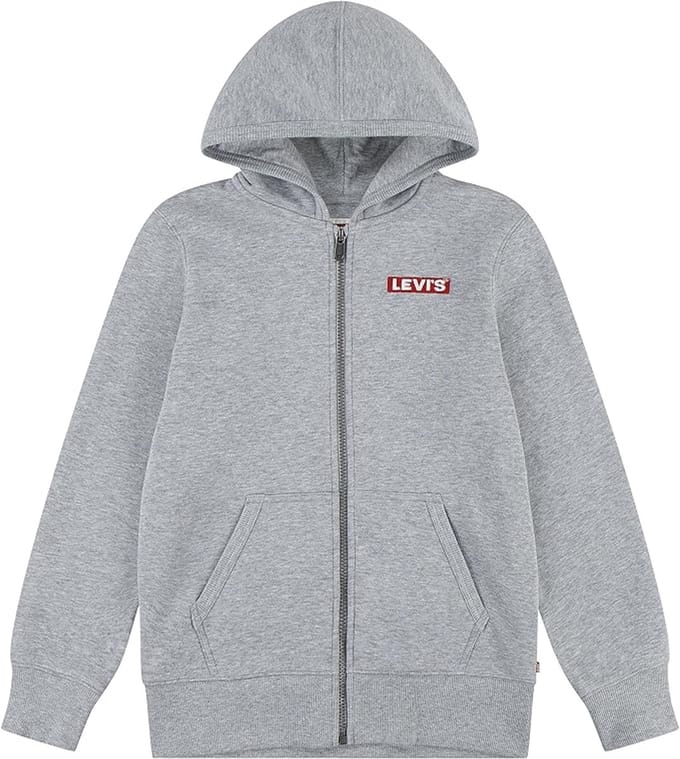 Levi's ® Kids Boxtab Sweatshirt Met Rits Grijs 128 cm