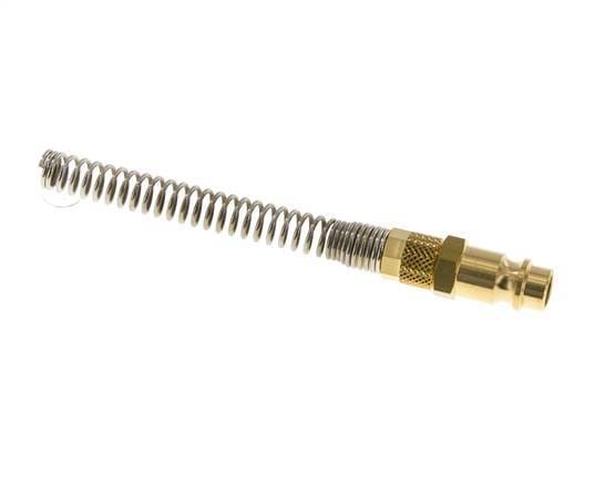 Messing DN 7.2 (Euro) Luchtkoppeling Insteeknippel 4x6 mm Push-On Buigbescherming