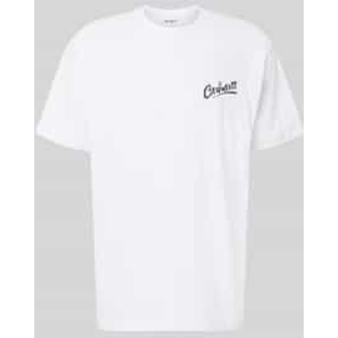 Regular fit t-shirt van pure katoen model 'Pup'