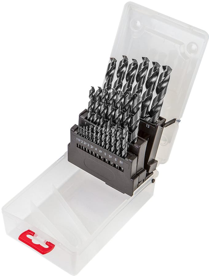 VERTO - Booraccessoire - HSS-G Staal - 1.0-13.0 mm - 25 stuks
