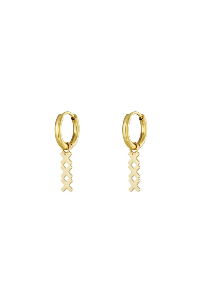 Bijoutheek Oorhangers XXX Amsterdam Goud