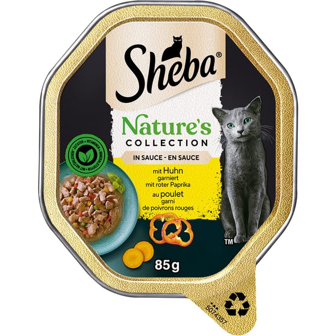 22x85g Kip in Saus Nature's Collection Sheba Kattenvoer