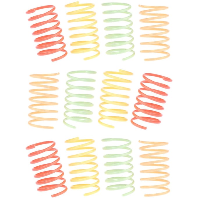 12 stuks TIAKI Spiralenset Kattenspeelgoed
