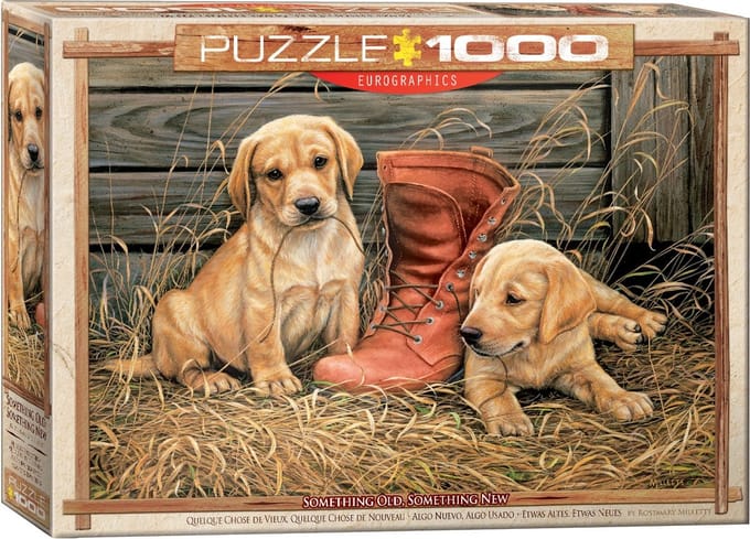 Eurographics puzzel dieren Something Old Something New - 1000 stukjes.