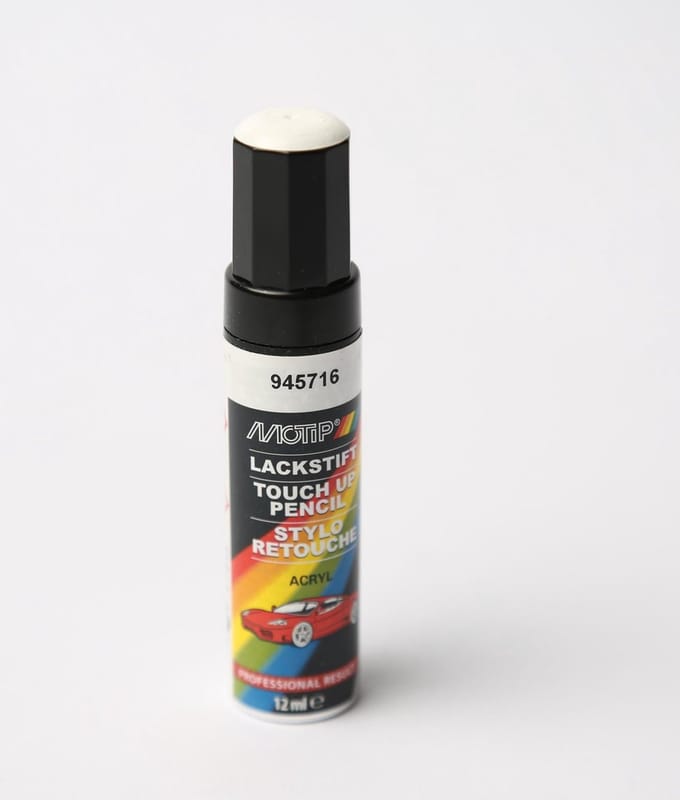 Motip 945716 - Auto lakstift - Wit - 12 ml
