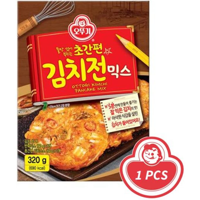 Ottogi Mélange à crêpes au Kimchi 320g (3 Options) 1pcs red