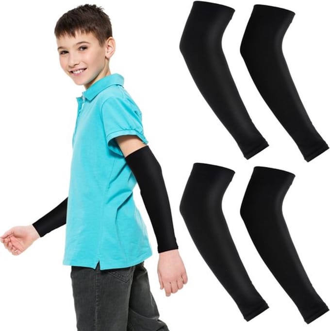 SPHProducts - Armwarmers - UV-bescherming voor kinderen - Zwart
