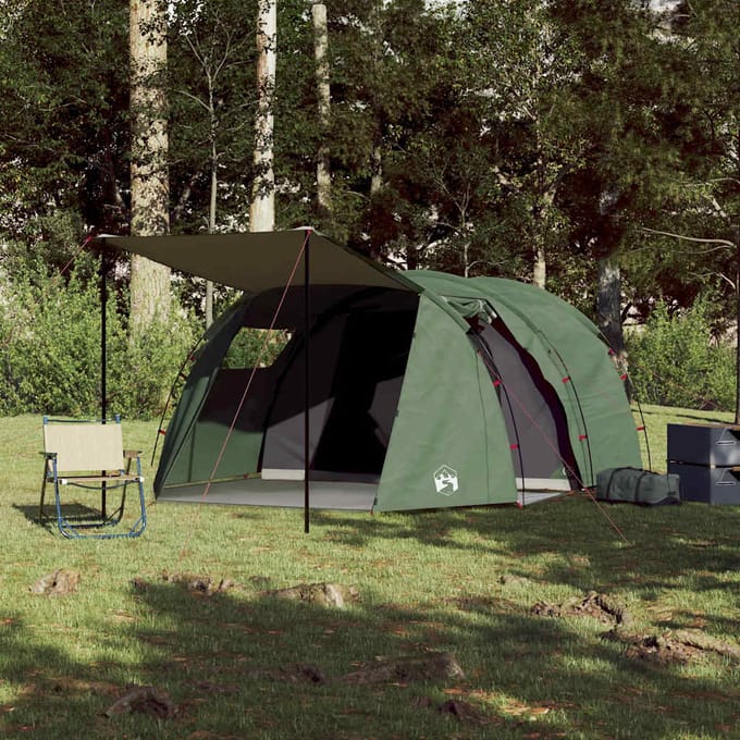 vidaXL - Tunneltent - 4-persoons - waterdicht - groen