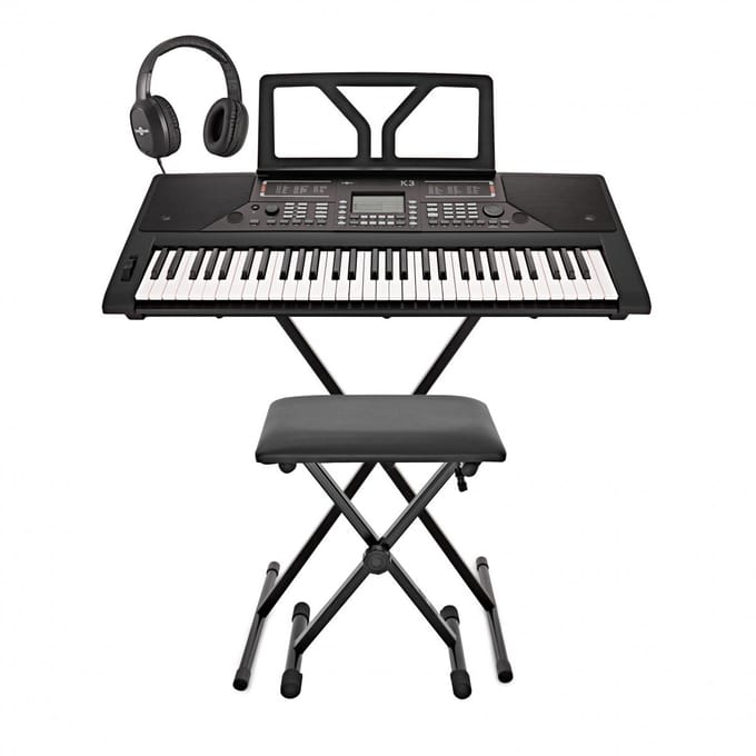 K3 61-toets keyboard van Gear4music, standaardpakket