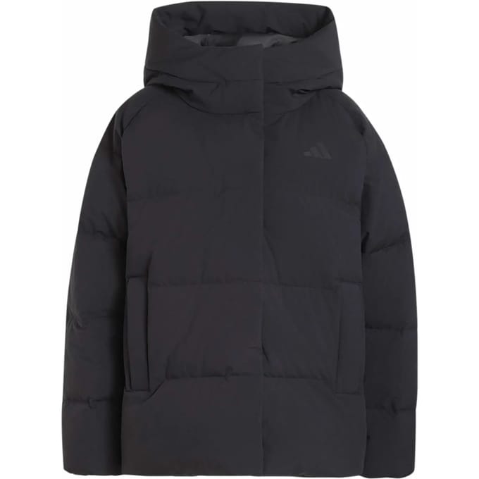Adidas Sportswear Helionic Donzen Pufferjas Met Capuchon - Dames - Zwart