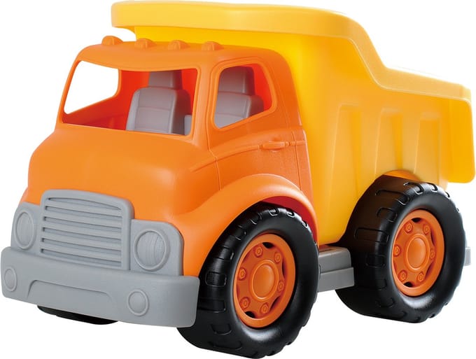 Playgo Biobased Kiepwagen Geel - 28cm
