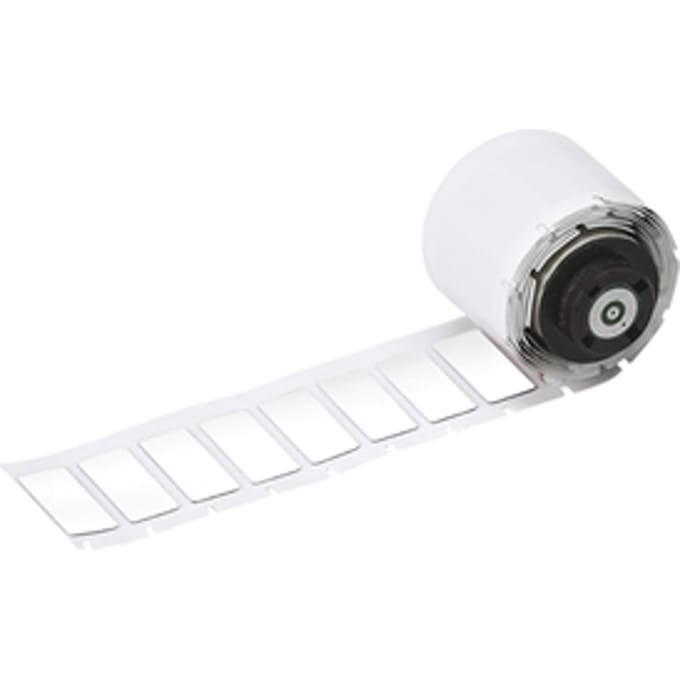 Brady M6-02-7593-WT polyester labels wit | 27 mm x 12,45 mm (origineel)