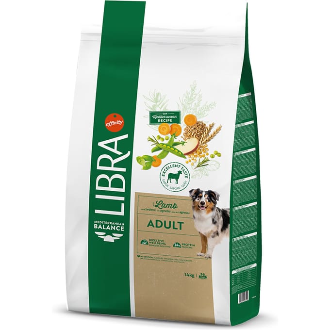 Libra Adult Lam voor Honden - 2 x 14 kg