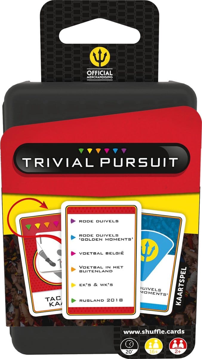 Shuffle Go - Trivial Pursuit Belgian Red Devils - Rode Duivels WK