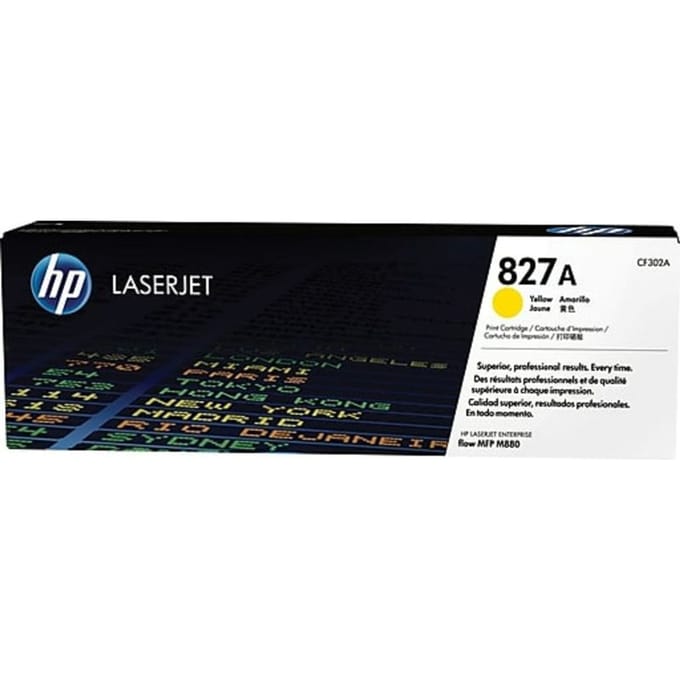 Tonercartridge hp cf302a 827a geel