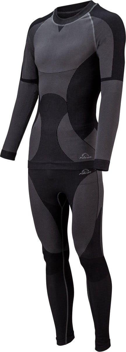 Falcon - Thermoshirt - Underwear - Heren - Zwart - Maat S