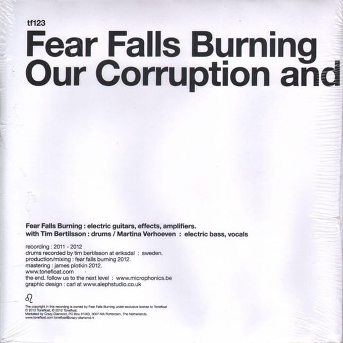Fear Falls Burning Feat. Tim Bertilsson - Our Corruption And Emptiness (7" Single)