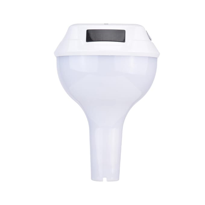 Zonne-energie Zwembadthermometer met RGB Sfeerverlichting, Zwembadtemperatuursensor, RGB Drijvend black
