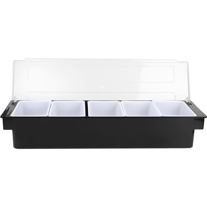Kruidenbox met Deksel Bar Condimenthouder Fruitdoos Dispenser Melktheewinkel Accessoire5 white