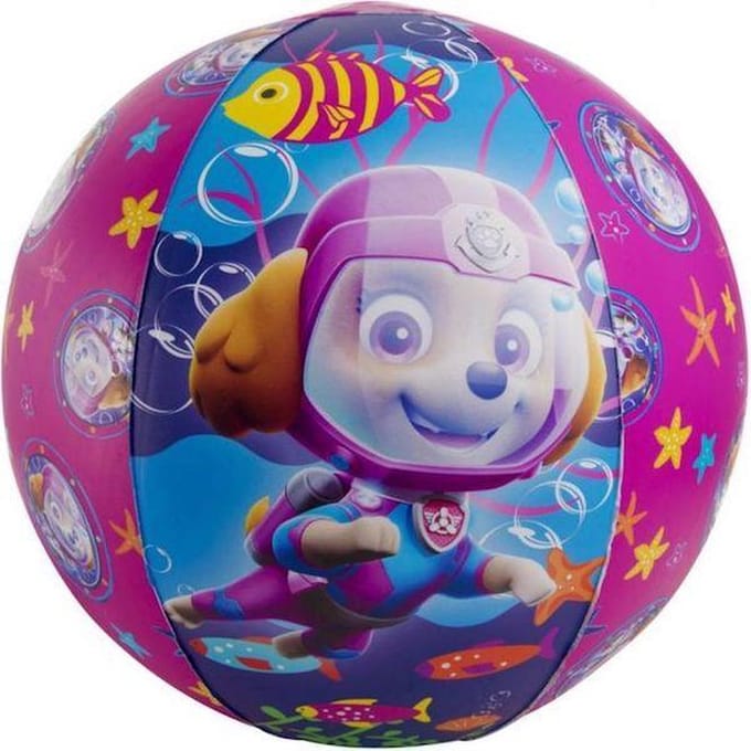 strandbal paw patrol roze