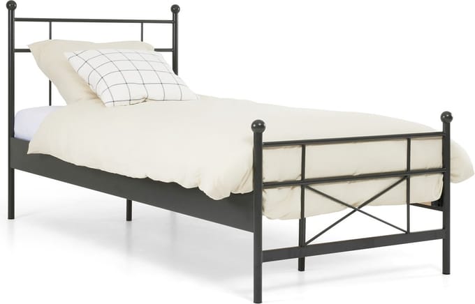 Maxi Bed Milano 1-persoons - 90 x 200 cm - antraciet