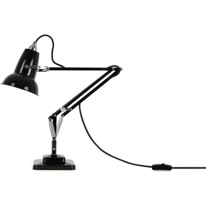 Anglepoise - Original 1227™ Mini Bureaulamp - jet zwart - met tafelvoet
