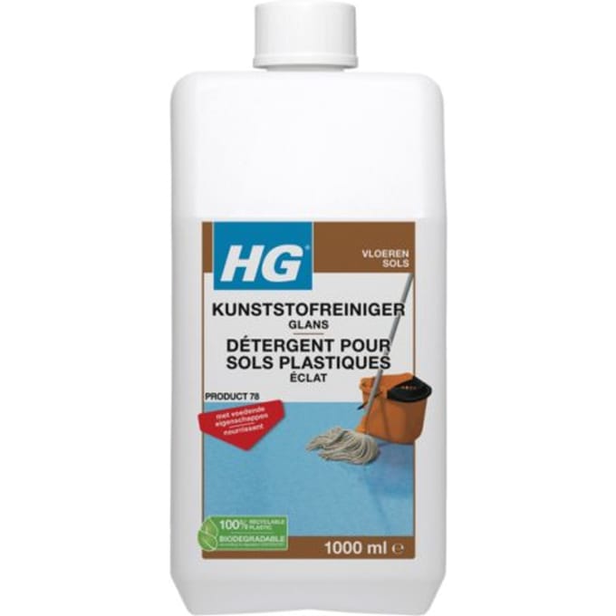 HG kunststofreiniger glans (product 78) 1L