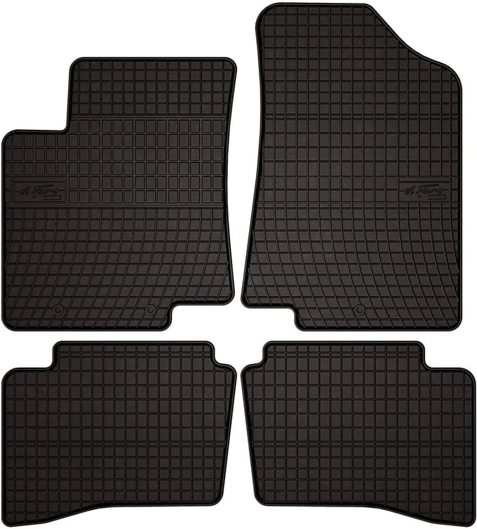 Wielganizator SolidPRO - Rubber Automatten - Kia Rio III UB Hatchback - Zwart - Passend