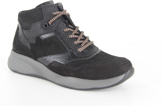 Durea - 9778 H - Half-hoge schoenen - Kleur: Zwart - Maat: 38