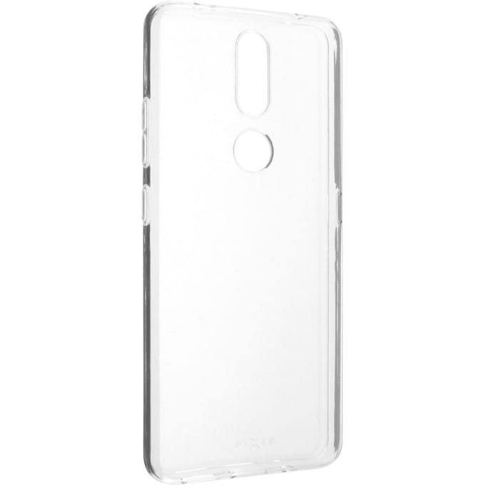 Coque arrière, silicone pour Nokia 2.4, transparente + verre 9H