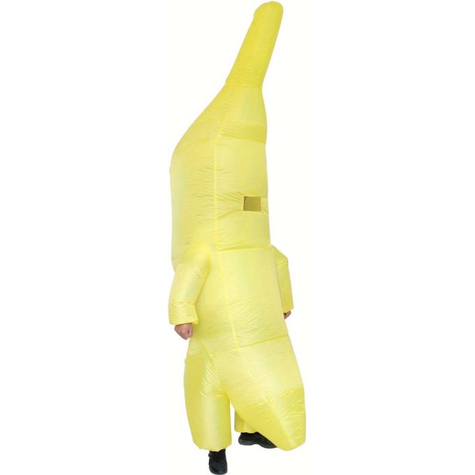 Vêtement gonflable en forme de banane pour adultes 150-190cm jaune
