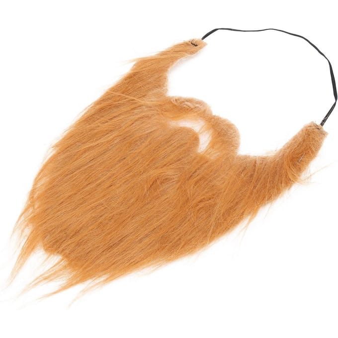 Gestimuleerde Nepbaard Grappige Vals Snorbaard Gezichtshaar voor Halloween CosplayBruin beige