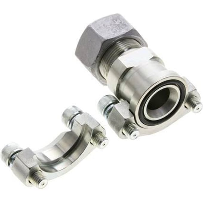 1'' SAE Flens 3000 psi Staal met 25S (M36x2) ISO 6162-1