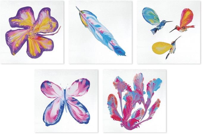 Janod - Creatieve schilderkit - Flowerpower voor kinderen