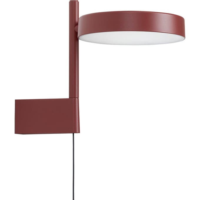 Wästberg w242 Pastille aluminium wandlamp - oxidrot RAL 3009