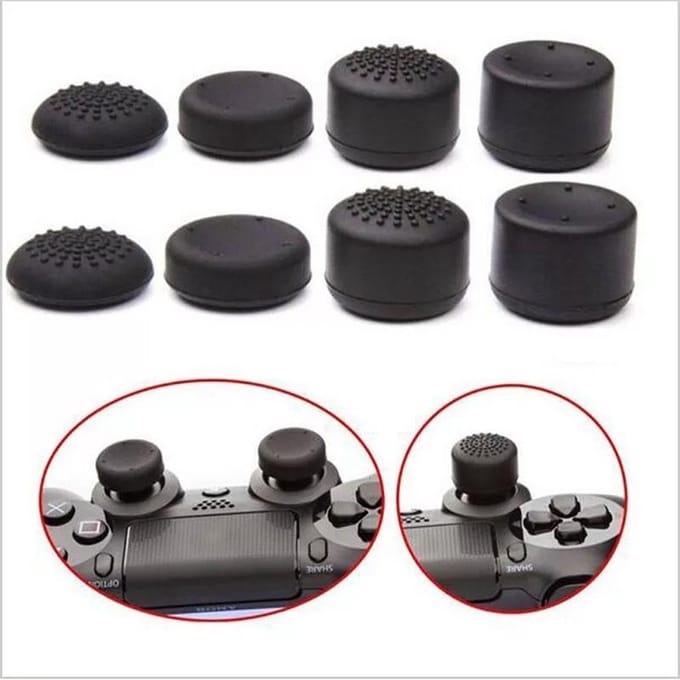 8 stuks Controller Cap Set - Geschikt voor PS4 controller Thumb Grips