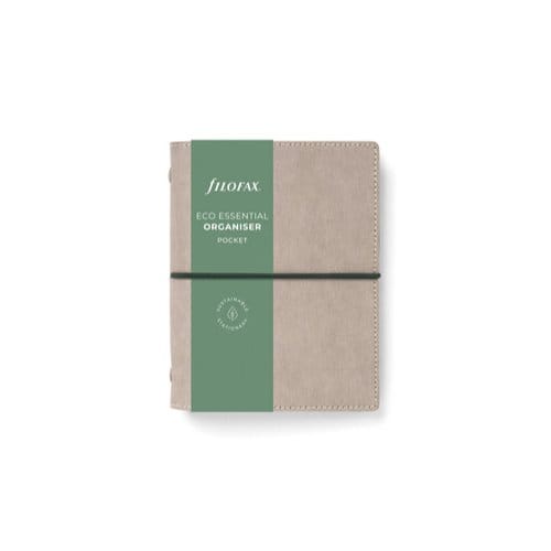 Filofax eco essential organiser, formaat pocket, kleur ash grey