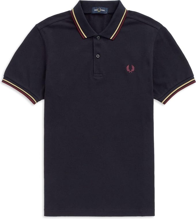 Polo Fred Perry Regular Fit - Donkerblauw - Maat S