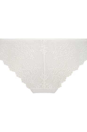 Hunkemöller Dames Lingerie Invisible brazilian Lace Back - Wit - maat S