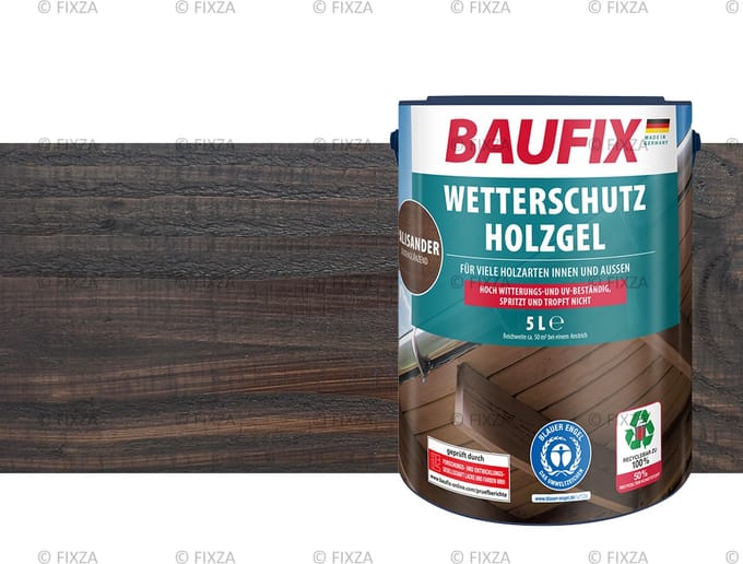 BAUFIX Houtbeschermende Gel- Beits palissander 5 Liter