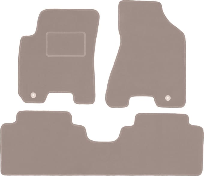 Beige veloursmatten voor: Hyundai Tucson I SUV (2004-2010)