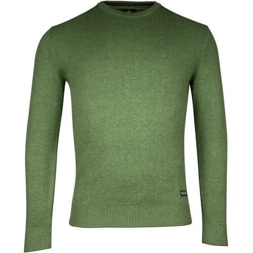 Baileys Trui Crew Neck Allover 2-Tone Grasgroen / male