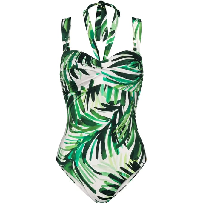 Sculpting stof badpak dames Triumph Summer Palm