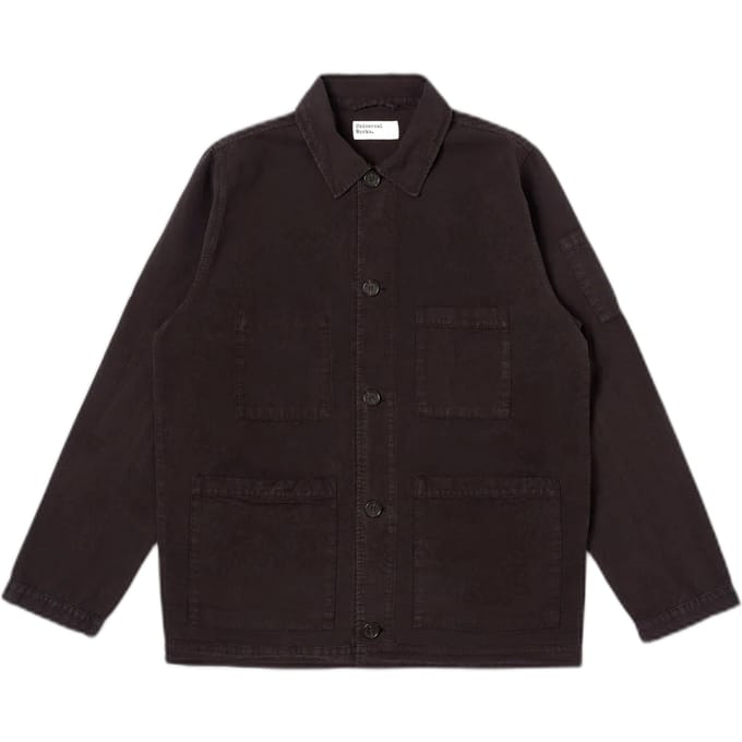 jas Universal Works coverall jacket lyo linnen mix - drop