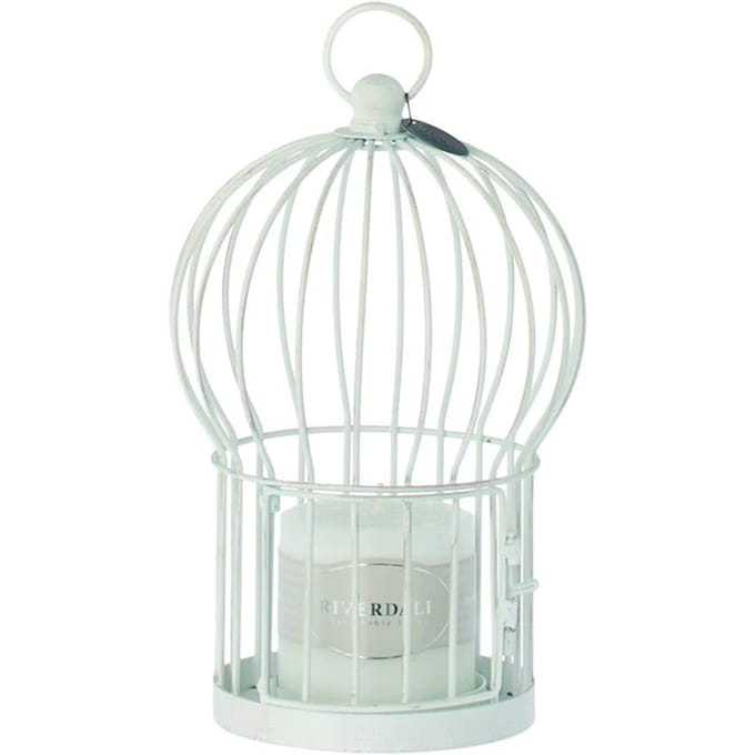 Riverdale Birdcage - Sfeerlicht - 28cm - Wit