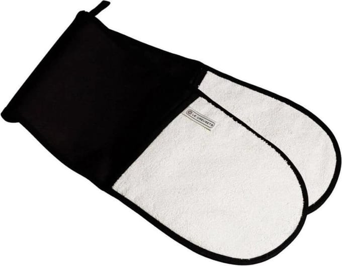 LE CREUSET - Keukentextiel - Dubbele ovenwant Zwart